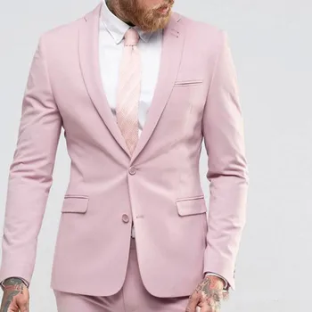 New pink men's suit groom / men's dress beach wedding men's west decoration party work clothes (coat + pants + tie) terno mascul
New pink men's suit groom / men's dress beach wedding men's west decoration party work clothes (coat + pants + tie) terno mascul