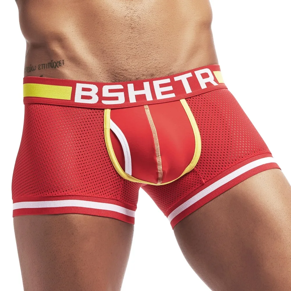 Men underwear boxers BSHETR Brand 2018 new Sexy Mesh male panties 3 Color men boxers shorts sexy Gay slip breathable underpants
Men underwear boxers BSHETR Brand 2018 new Sexy Mesh male panties 3 Color men boxers shorts sexy Gay slip breathable underpants
