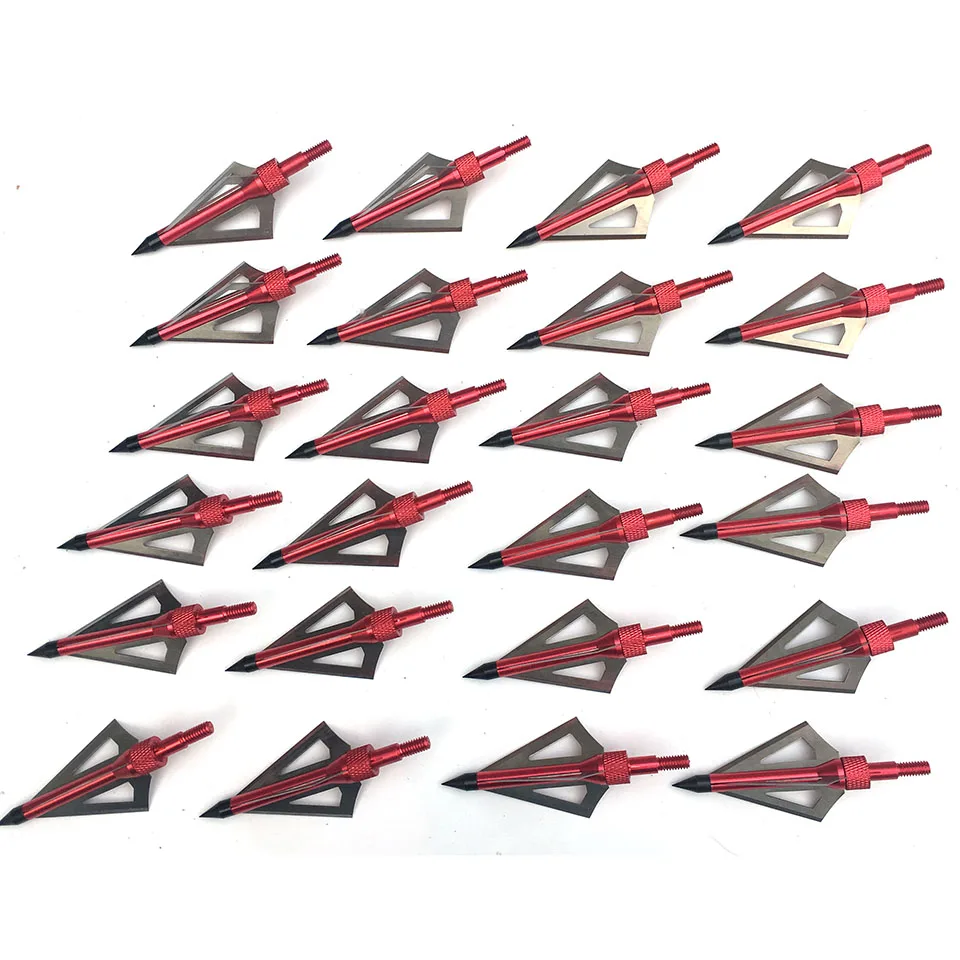 24pcs/lot 100 Grain Hunting Crossbow Arrow BroadHead With 3 Fixed Blades Arrow Head Used As Archery Bow And Arrow Free Shipping
24pcs/lot 100 Grain Hunting Crossbow Arrow BroadHead With 3 Fixed Blades Arrow Head Used As Archery Bow And Arrow Free Shipping