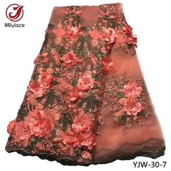 Milylace 3D Flower Lace Fabric 2019 High Quality French Net Lace Fabric African Tulle Mesh Lace Fabric for Wedding Dress YJW-30
Milylace 3D Flower Lace Fabric 2019 High Quality French Net Lace Fabric African Tulle Mesh Lace Fabric for Wedding Dress YJW-30