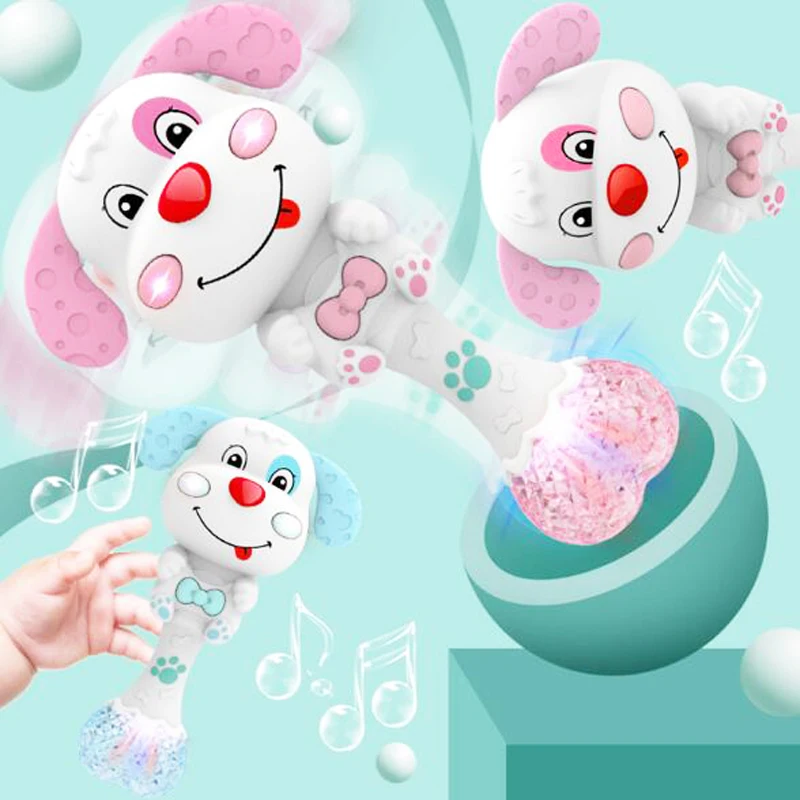 1 Pc Electric Music Light Silicone Chewing Baby Hand Shaking Rattle Toys for Kids Safe 0-1 Year Old Newborn Infant Sand Hammer
1 Pc Electric Music Light Silicone Chewing Baby Hand Shaking Rattle Toys for Kids Safe 0-1 Year Old Newborn Infant Sand Hammer