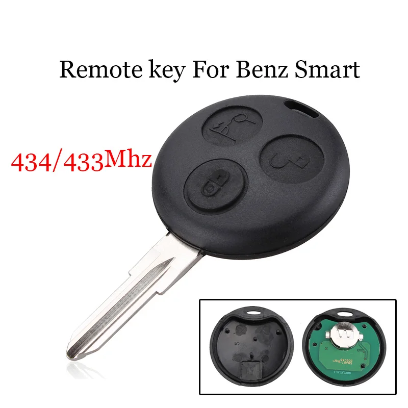 3Buttons Remote Car key For Mercedes Benz Smart Fortwo 450 Forfour Roadster Chiave 433/434Mhz Original car keys
3Buttons Remote Car key For Mercedes Benz Smart Fortwo 450 Forfour Roadster Chiave 433/434Mhz Original car keys