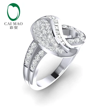 Caimao Pave Setting 14K White Gold 0.7ct Natural Diamond Wedding Band Ring
Caimao Pave Setting 14K White Gold 0.7ct Natural Diamond Wedding Band Ring
