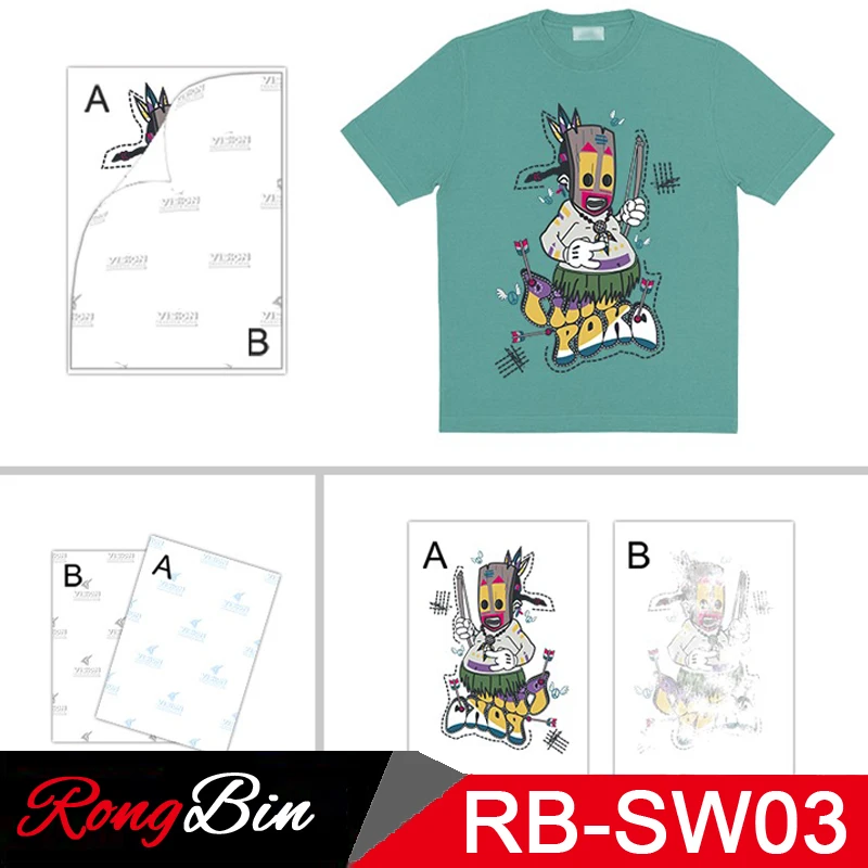 20 Sheets/Lot Sublimation Machine A4 No Cut Self Weeding Laser Dark Heat Transfer Paper for Printer Dark Fabric/T-shirts
20 Sheets/Lot Sublimation Machine A4 No Cut Self Weeding Laser Dark Heat Transfer Paper for Printer Dark Fabric/T-shirts
