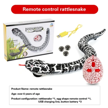 RC Snake Toy Remote Control Snake Rattlesnake Animal Trick Terrifying Mischief Toy 4 Color Optional Practical Jokes Toys
RC Snake Toy Remote Control Snake Rattlesnake Animal Trick Terrifying Mischief Toy 4 Color Optional Practical Jokes Toys