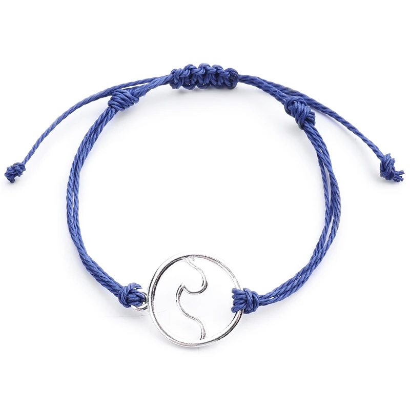 Handmade Wax String Bracelets&Bangles Men Surfriding Wave Charm Bracelet Behemian Friendship Bracelets For Women
Handmade Wax String Bracelets&Bangles Men Surfriding Wave Charm Bracelet Behemian Friendship Bracelets For Women