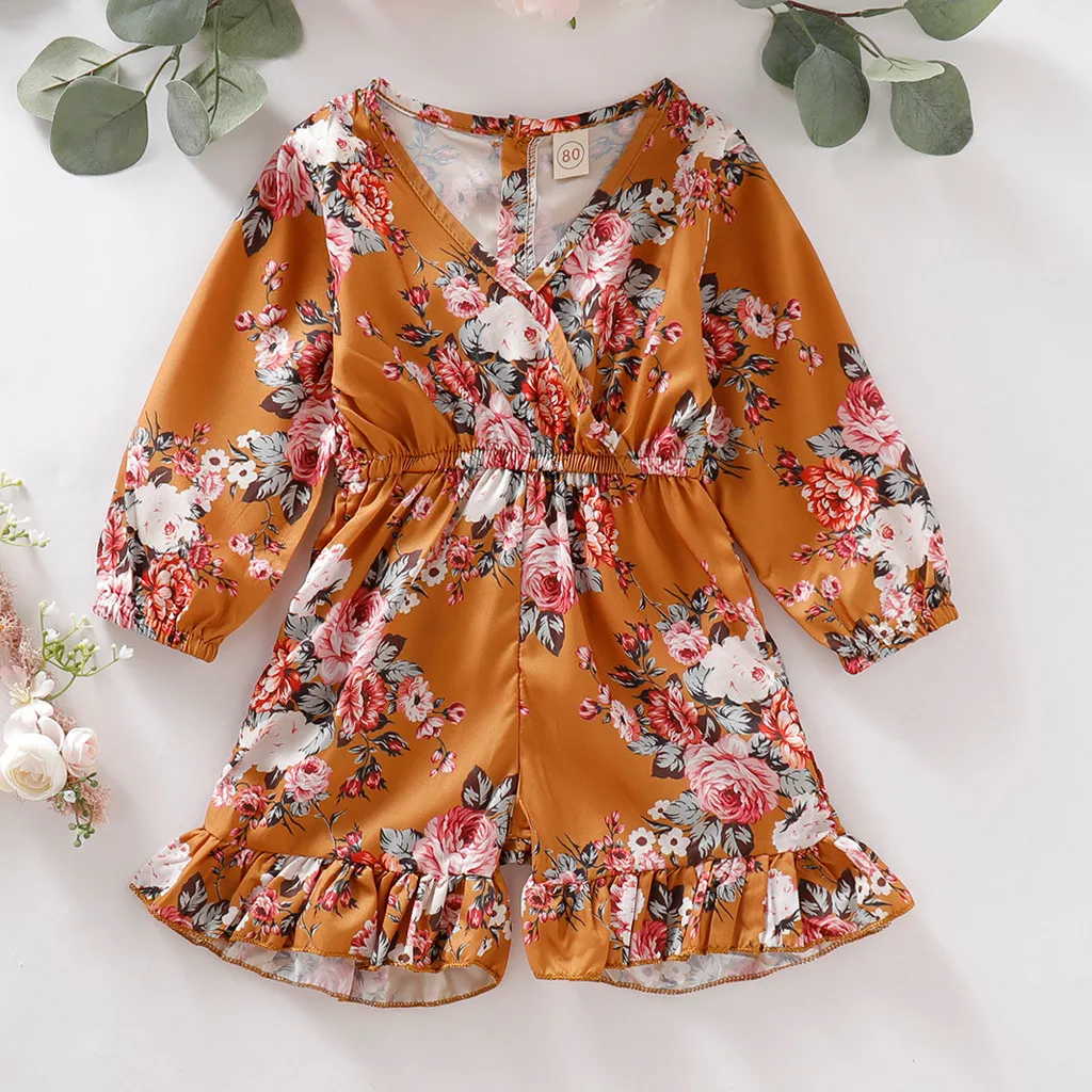 Toddler Baby Romper Girls Clothes Floral Print Princess Ruffled Romper Jumpsuit Outfit Clothes Infant Kids Baby Onesie
Toddler Baby Romper Girls Clothes Floral Print Princess Ruffled Romper Jumpsuit Outfit Clothes Infant Kids Baby Onesie