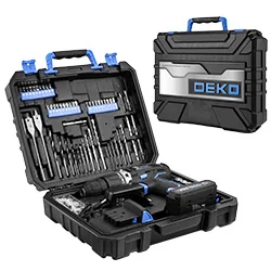 DEKO BMC Plastic Tool Case for 20V Cordless Drill GCD20DU3 not include Cordless Drill with 85 Drill Bits Diver Bits Bits Holder
DEKO BMC Plastic Tool Case for 20V Cordless Drill GCD20DU3 not include Cordless Drill with 85 Drill Bits Diver Bits Bits Holder
