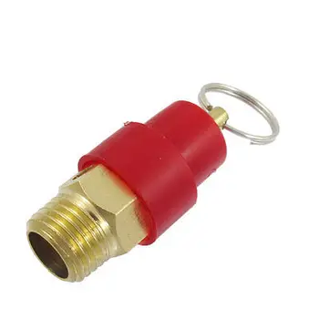 Air Compressor Red Plastic Head Safety Pressure Relief Valve 
Air Compressor Red Plastic Head Safety Pressure Relief Valve