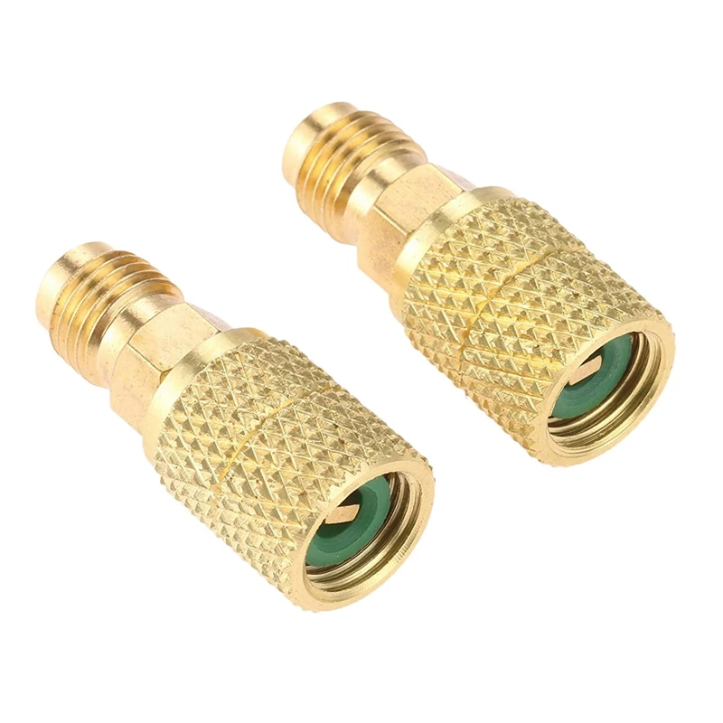 R410A Adapter 5/16inch Sae Female Quick Couplers To 1/4inch Sae Male Flare, Used for Mini Split System, Air Conditioners, Stra
R410A Adapter 5/16inch Sae Female Quick Couplers To 1/4inch Sae Male Flare, Used for Mini Split System, Air Conditioners, Stra