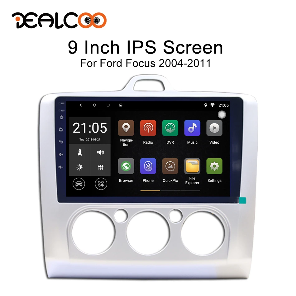 Dealcoo 2 Din Car Radio GPS Android Autoradio 2 Din Android Car Radio 2din Android Central Multimedia for Ford Focus 2004-2011
Dealcoo 2 Din Car Radio GPS Android Autoradio 2 Din Android Car Radio 2din Android Central Multimedia for Ford Focus 2004-2011