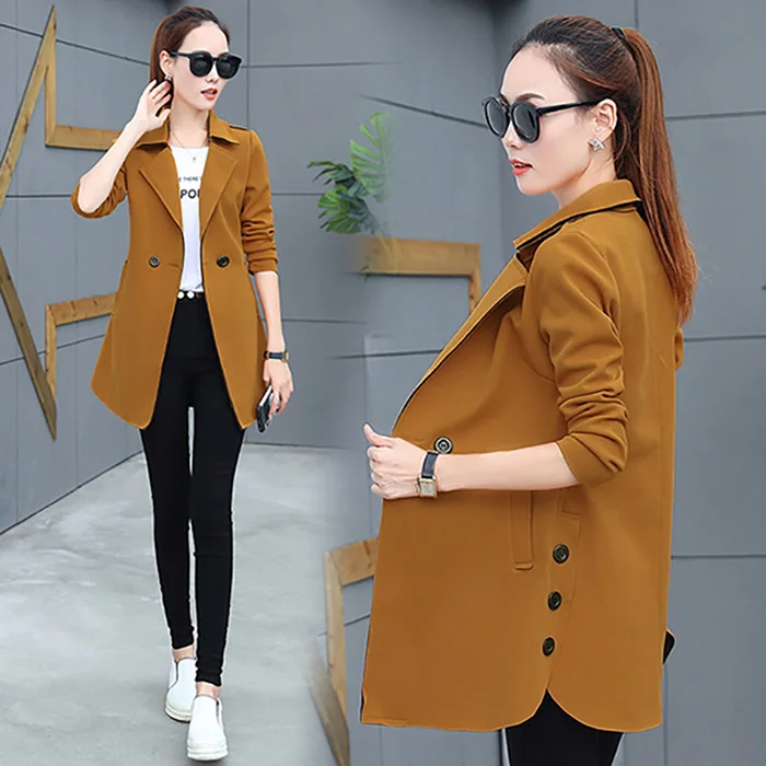 Jacket Women Spring Autumn 2019 New Large Size 4XL Women's Loose Fashion Was Thin In The Long Paragraph Wild Windbreaker A167
Jacket Women Spring Autumn 2019 New Large Size 4XL Women's Loose Fashion Was Thin In The Long Paragraph Wild Windbreaker A167