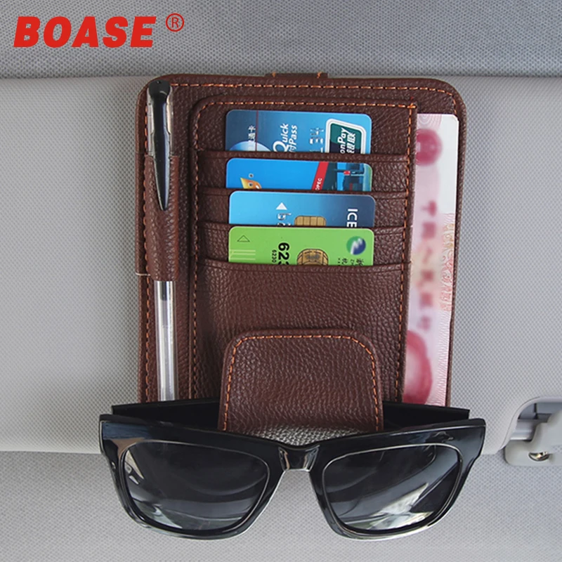 Car Sun Visor Card Storage Bag Organizer Tool Pouch Bag Ticket Receipt Glasses Holder Clip Visor Storage holder Car Accessories
Car Sun Visor Card Storage Bag Organizer Tool Pouch Bag Ticket Receipt Glasses Holder Clip Visor Storage holder Car Accessories