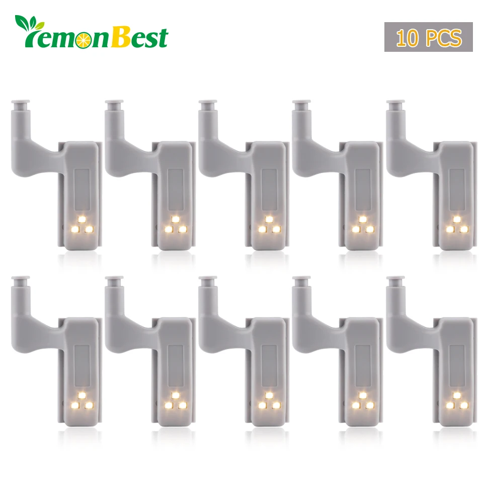 10Pcs Universal Cabinet Cupboard Hinge Smart LED Night Light Wardrobe System Modern Home Kitchen Autoswitch Sensor Night Lamp
10Pcs Universal Cabinet Cupboard Hinge Smart LED Night Light Wardrobe System Modern Home Kitchen Autoswitch Sensor Night Lamp