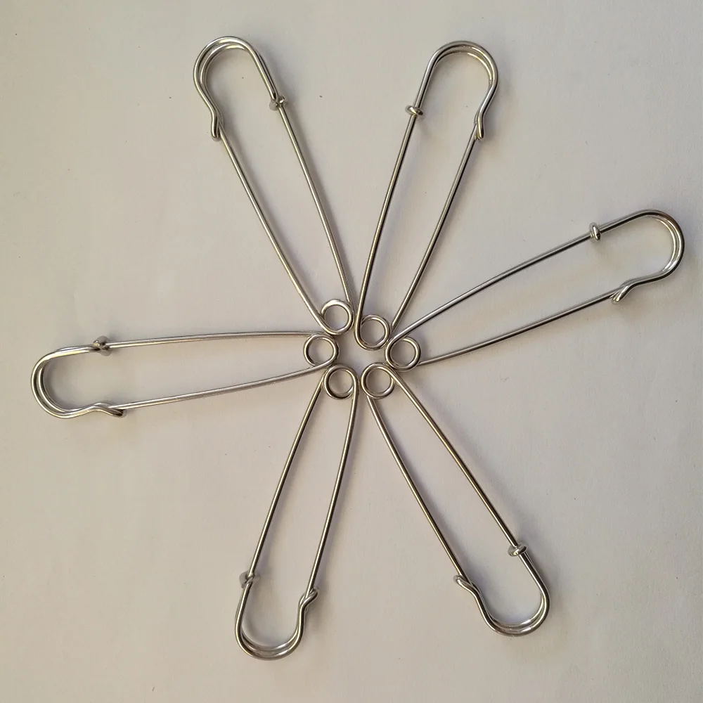 Hot 10Pcs Safety Pins Brooch Extra Large Steel Safety Pins Brooch Pins,Bright Silver Sewing Needles 65mm/75mm Alfileres Costura
Hot 10Pcs Safety Pins Brooch Extra Large Steel Safety Pins Brooch Pins,Bright Silver Sewing Needles 65mm/75mm Alfileres Costura