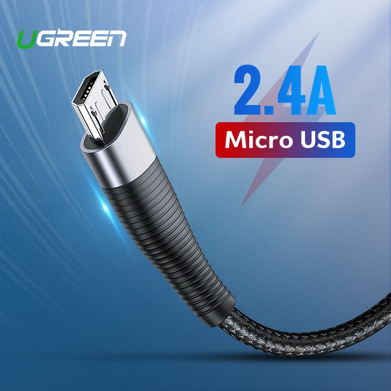 Ugreen Fast Charge Micro USB Cable for Xiaomi Redmi Note 5 Pro 4 Andriod Mobile Phone Charger Data Cable for Samsung S7 USB Cord
Ugreen Fast Charge Micro USB Cable for Xiaomi Redmi Note 5 Pro 4 Andriod Mobile Phone Charger Data Cable for Samsung S7 USB Cord