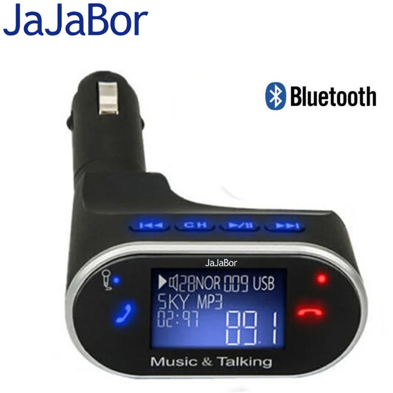 JaJaBor Bluetooth Handsfree Car Kit Cigarette Lighter-type FM Transmitter Modulator Car MP3 Support SD/TF Card With Remote
JaJaBor Bluetooth Handsfree Car Kit Cigarette Lighter-type FM Transmitter Modulator Car MP3 Support SD/TF Card With Remote