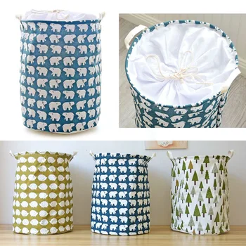 New Large Cartoon Folding Stripe Cotton Storage Barrel Washing Dirty Clothes Laundry Basket Home Organizer Toy Storage Bucket
New Large Cartoon Folding Stripe Cotton Storage Barrel Washing Dirty Clothes Laundry Basket Home Organizer Toy Storage Bucket