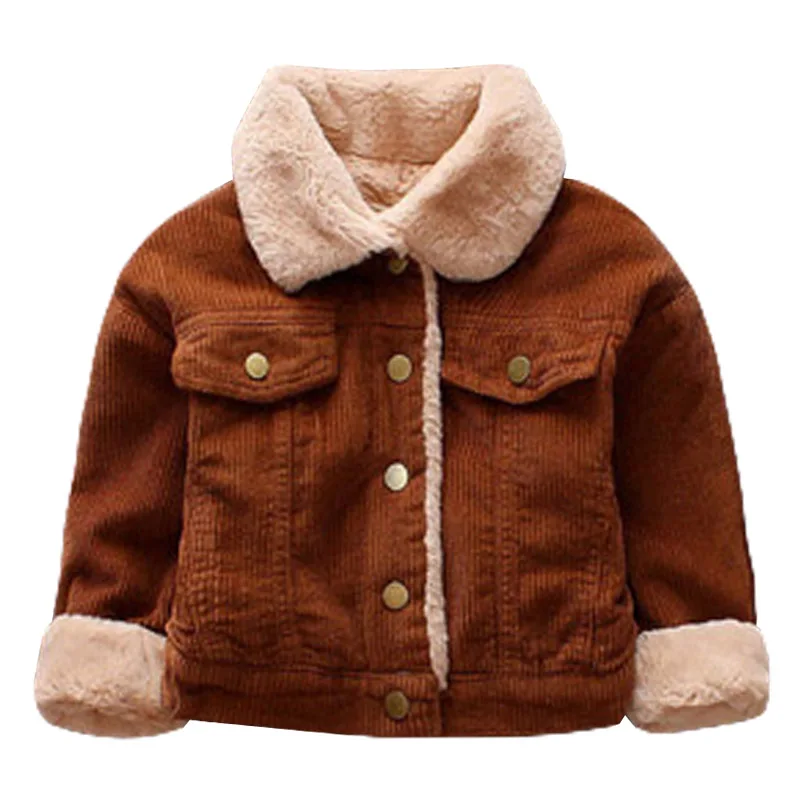 Фото Infant Baby Boys Jacket 2022 Autumn Winter For Coat Kids Boy Warm Fur Outerwear Newborn Clothes | Детская одежда и обувь