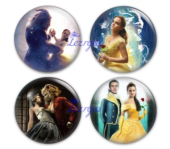 The beauty and Beast Glass Cabochon, Round photo glass cabochon demo flat back Making findings
The beauty and Beast Glass Cabochon, Round photo glass cabochon demo flat back Making findings