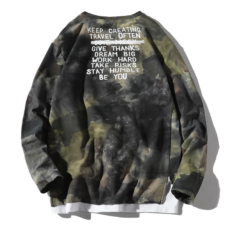 Men's ripped camouflage t-shirts 2019 Men's military print long sleeve tshirts men streetwear male plus Asian size TS67
Men's ripped camouflage t-shirts 2019 Men's military print long sleeve tshirts men streetwear male plus Asian size TS67