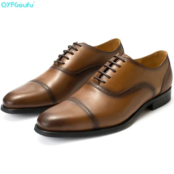 QYFCIOUFU 2019 Summer Fashion Oxford Dress Shoes For Men Genuine Cow Leather oxford shoes Handmade Wedding Office formal shoes
QYFCIOUFU 2019 Summer Fashion Oxford Dress Shoes For Men Genuine Cow Leather oxford shoes Handmade Wedding Office formal shoes