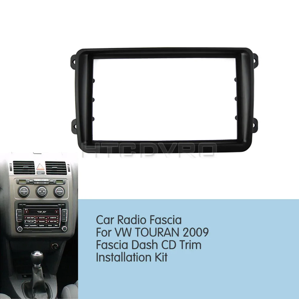 YMODVHT 2DIN Car Radio Fascia for VW Touran/Passat/Golf/Tiguan/T5 2009 Stereo Panel Dash Mount Trim Installation Kit Frame
YMODVHT 2DIN Car Radio Fascia for VW Touran/Passat/Golf/Tiguan/T5 2009 Stereo Panel Dash Mount Trim Installation Kit Frame