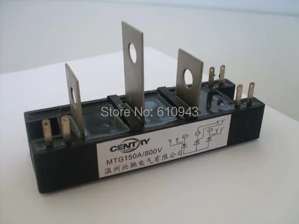 MTG150A 800V three phase half bridge thyristor (non-insulation type, special for welder)
MTG150A 800V three phase half bridge thyristor (non-insulation type, special for welder)