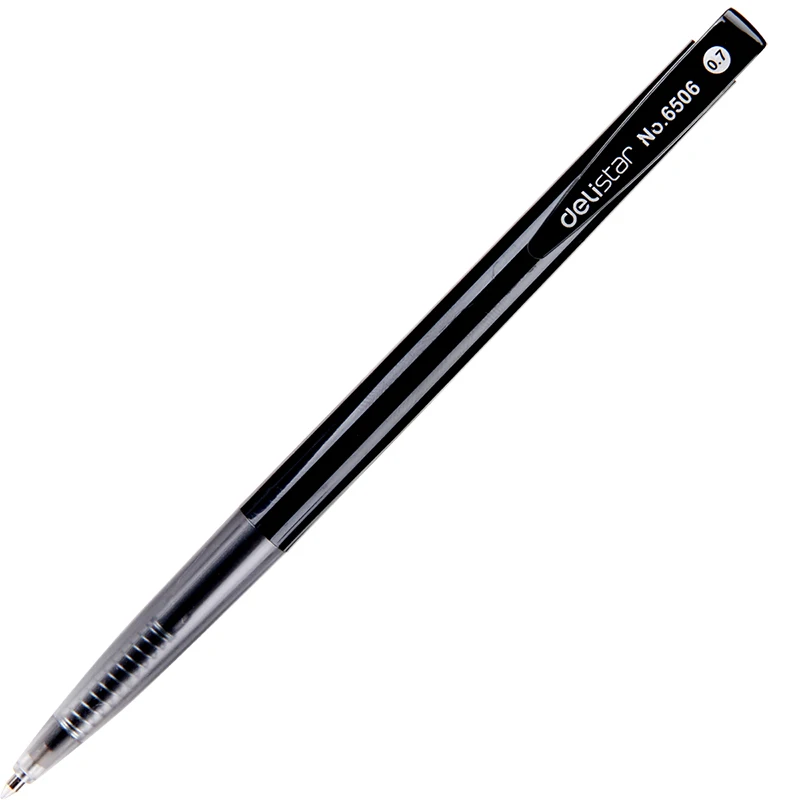 3PCS/LOT Deli 6506 Automatic Ball Pen Push type 0.7mm ball point pen Office Writing Red and Black Blue ballpoint pen
3PCS/LOT Deli 6506 Automatic Ball Pen Push type 0.7mm ball point pen Office Writing Red and Black Blue ballpoint pen