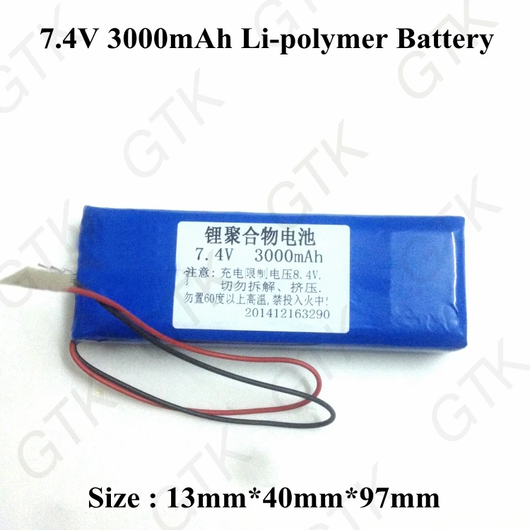 Литий-полимерная батарея 7 4 v 3000mah 2s lipo аккумуляторная для светодиодных ламп cctv