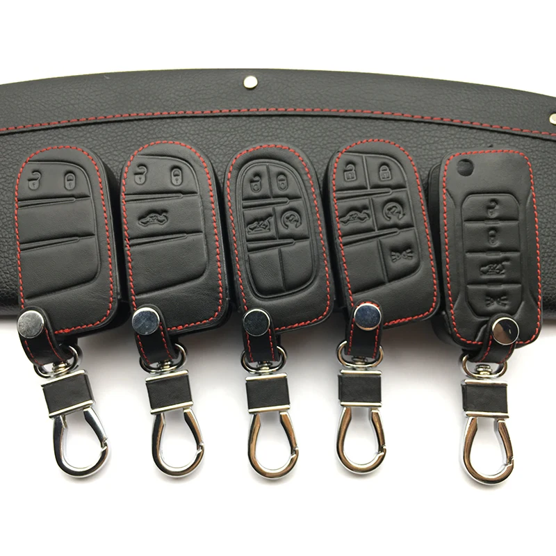 100% leather car key case For Fiat / For Jeep Renegade 2014 2015 Grand Cherokee Chrysler 300C car keys accessories protect shell
100% leather car key case For Fiat / For Jeep Renegade 2014 2015 Grand Cherokee Chrysler 300C car keys accessories protect shell