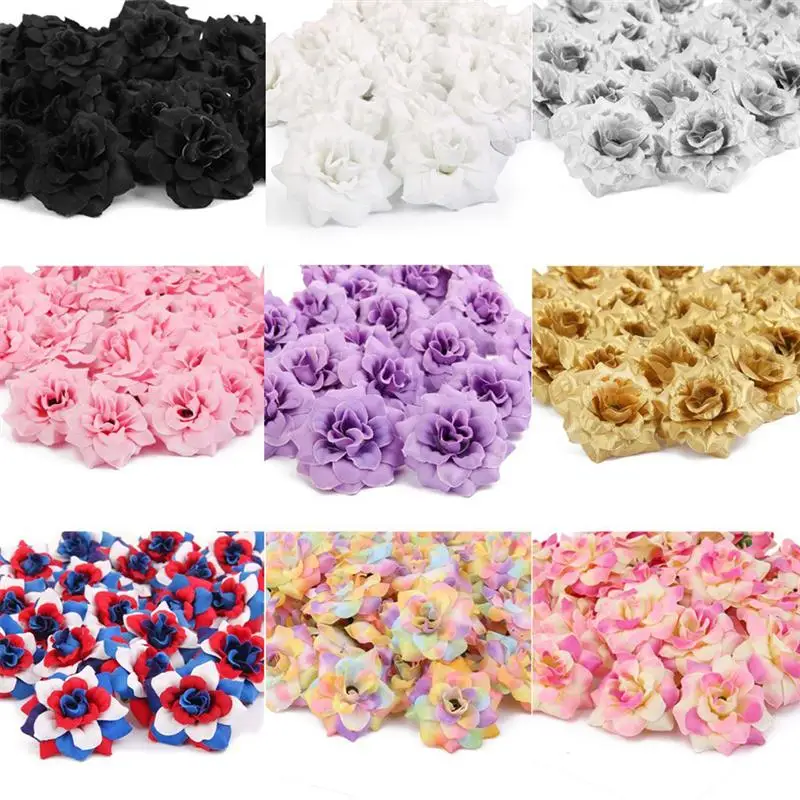 50pcs Silk Rose Flower Heads Artificial Flowers Wedding Decoration Simulation Flower Christmas Wedding Home Decor Accessories
50pcs Silk Rose Flower Heads Artificial Flowers Wedding Decoration Simulation Flower Christmas Wedding Home Decor Accessories