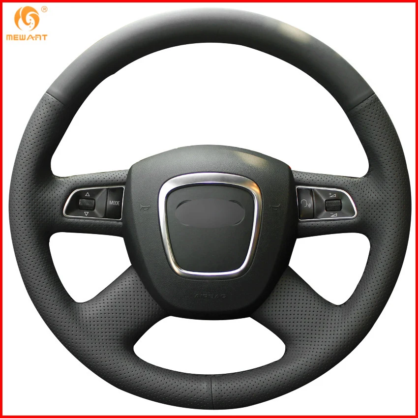 MEWANT Black Artificial Leather Car Steering Wheel Cover for Audi Old A4 B7 B8 A6 C6 2004-2011 Q5 2008-2012 Q7 2005-2011 Parts
MEWANT Black Artificial Leather Car Steering Wheel Cover for Audi Old A4 B7 B8 A6 C6 2004-2011 Q5 2008-2012 Q7 2005-2011 Parts