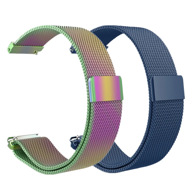 Stainless Steel 20mm 22mm Milanese Loop Band for Samsung Gear S3/S2 Classic Frontier Galaxy Watch 46mm 42mm/Active 40mm Strap
Stainless Steel 20mm 22mm Milanese Loop Band for Samsung Gear S3/S2 Classic Frontier Galaxy Watch 46mm 42mm/Active 40mm Strap
