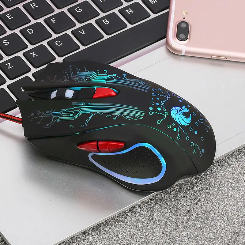 Professional Wired 5500DPI Gaming Mouse USB LED Optical 6 Button Mice Cable Mouse For Gamer X7 USB Mouse Brand New
Professional Wired 5500DPI Gaming Mouse USB LED Optical 6 Button Mice Cable Mouse For Gamer X7 USB Mouse Brand New
