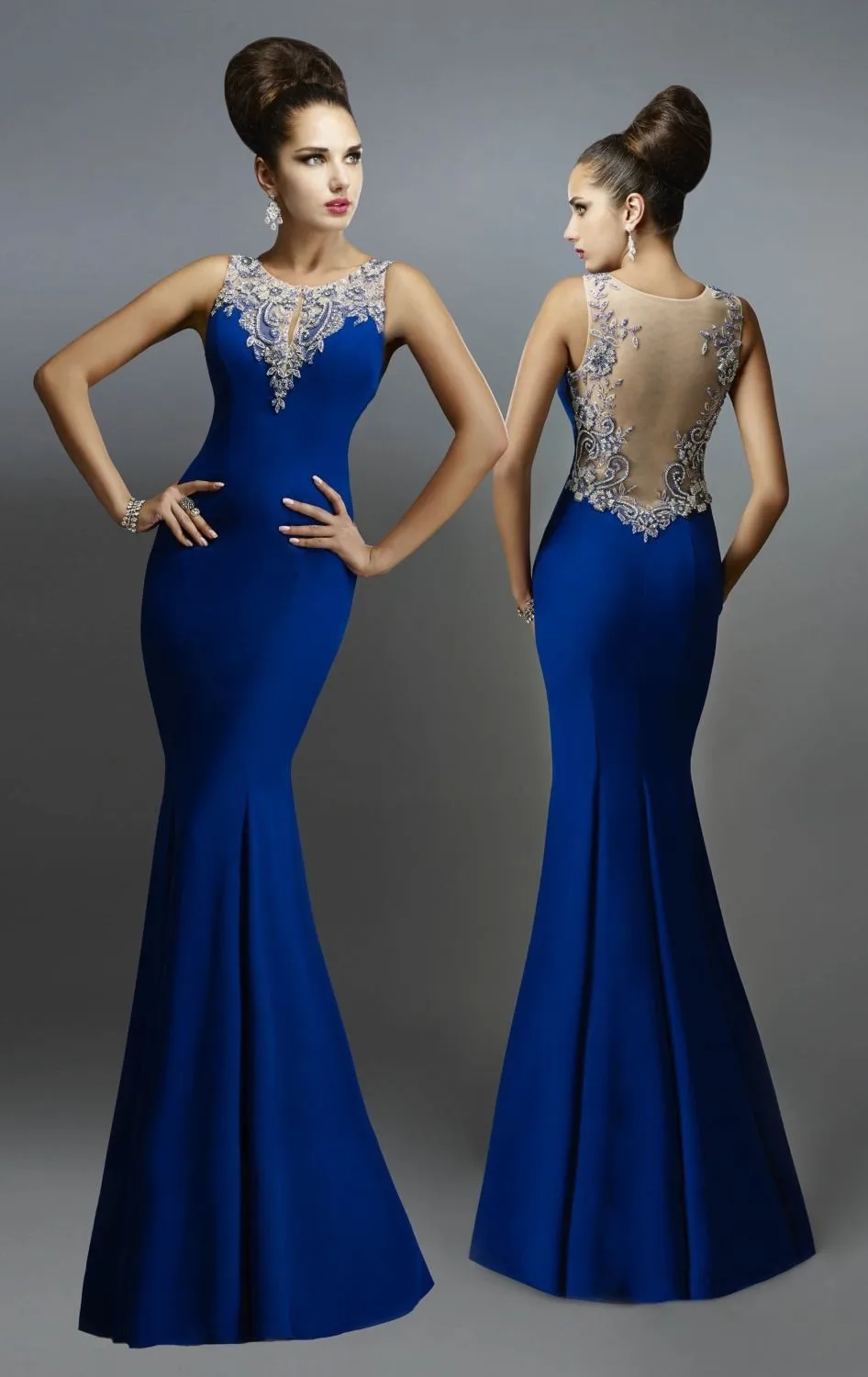 Royal Blue Mermaid Evening Dress 2016 Crew Beaded Pivot Backless Wedding Party Guest Evening Gown Vestidos de Festa E10
Royal Blue Mermaid Evening Dress 2016 Crew Beaded Pivot Backless Wedding Party Guest Evening Gown Vestidos de Festa E10