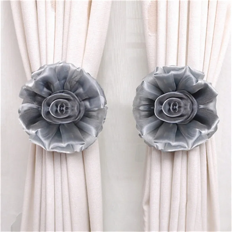Clip-On Flower Tie Backs / Holdbacks For Voile & Net Curtain Panels Curtains for Living Room
Clip-On Flower Tie Backs / Holdbacks For Voile & Net Curtain Panels Curtains for Living Room