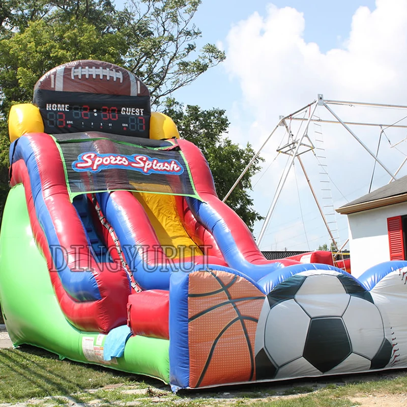 PVC inflatable slides Football sport game inflatable dry slide in inflatable slide for kids with CE blower
PVC inflatable slides Football sport game inflatable dry slide in inflatable slide for kids with CE blower