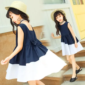 Teenagers Dress for Party Girls Sleeveless Beach Dress Cotton Princess Girl Children Dress Summer 2019 Vestidos 8 10 12 14 Year
Teenagers Dress for Party Girls Sleeveless Beach Dress Cotton Princess Girl Children Dress Summer 2019 Vestidos 8 10 12 14 Year