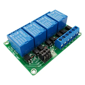FOUR 4 channel relay module 5V 12V 24V high and low level trigger relay control with optocoupler
FOUR 4 channel relay module 5V 12V 24V high and low level trigger relay control with optocoupler