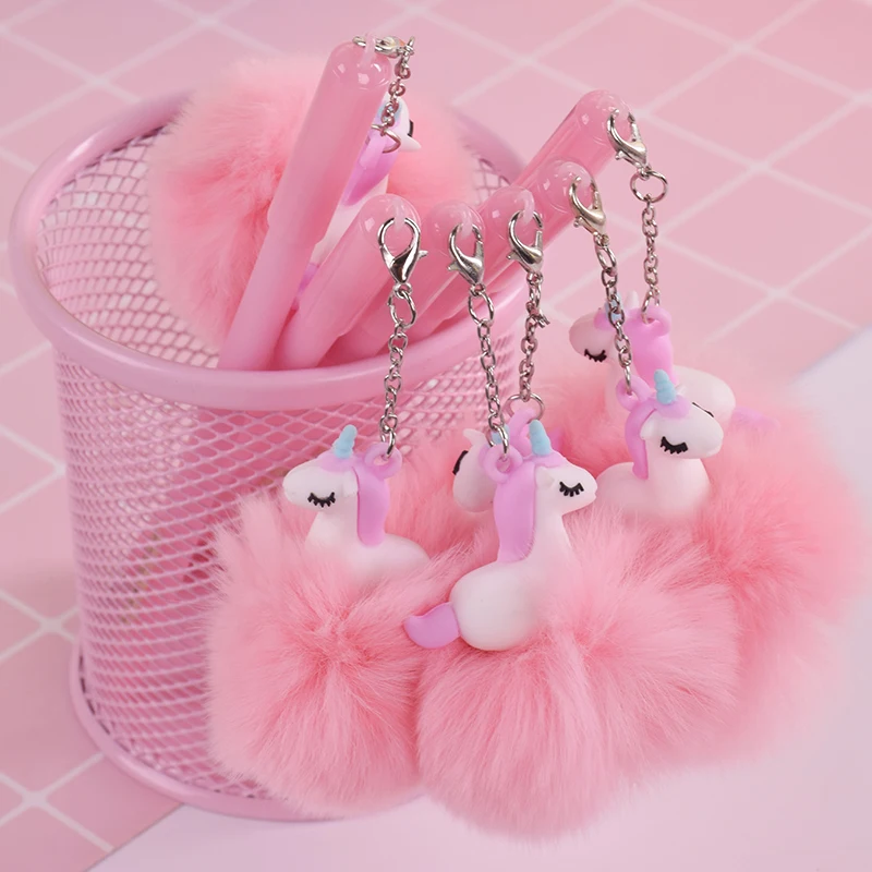 Sweet cartoon pink unicorn pompon gel pen writting pens canetas material escolar kawaii staitonery paperlaria school supplies
Sweet cartoon pink unicorn pompon gel pen writting pens canetas material escolar kawaii staitonery paperlaria school supplies
