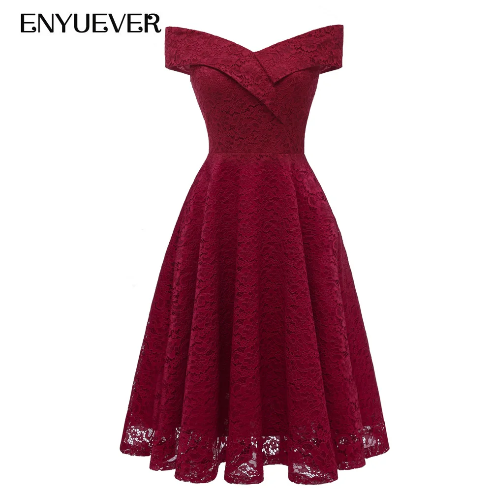 Enyuever Lace Dress Womens Clothing Off Shoulder Casual Tunic Swing Elegant Wedding Party Formal Dress Robe Vintage Streetwear
Enyuever Lace Dress Womens Clothing Off Shoulder Casual Tunic Swing Elegant Wedding Party Formal Dress Robe Vintage Streetwear