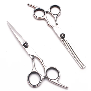 C1001 6.5" Stainless Engrave Logo Black Straight Shears Thinning Scissors Professional Hairdressing Scissors Salon Hair Scissors
C1001 6.5" Stainless Engrave Logo Black Straight Shears Thinning Scissors Professional Hairdressing Scissors Salon Hair Scissors