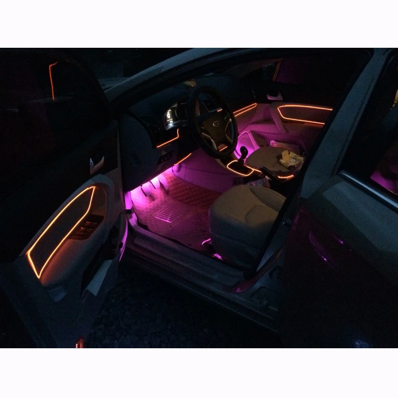 EL Wire Flexible 10 Colors Neon Interior refit light clamping-edge Car Decorate With Cigarette lighter Drive 1meter
EL Wire Flexible 10 Colors Neon Interior refit light clamping-edge Car Decorate With Cigarette lighter Drive 1meter