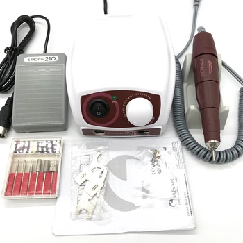 65W STRONG 207B Control Box 45000 RPM 102LN 2.35mm Handpiece STRONG 210 Electric Manicure Drill Set For Nail polishing Art Tools
65W STRONG 207B Control Box 45000 RPM 102LN 2.35mm Handpiece STRONG 210 Electric Manicure Drill Set For Nail polishing Art Tools