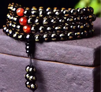 Natural black agate 6-8mm hot stamping six words mantra 108 beads bead bracelet with red agate transfer beads bracelet cb2776#
Natural black agate 6-8mm hot stamping six words mantra 108 beads bead bracelet with red agate transfer beads bracelet cb2776#