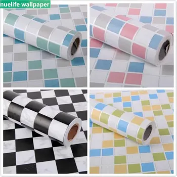 Mosaic color pattern kitchen oilproof waterproof wallpaper bathroom student dormitory bathroom TV sofa background wall paper
Mosaic color pattern kitchen oilproof waterproof wallpaper bathroom student dormitory bathroom TV sofa background wall paper