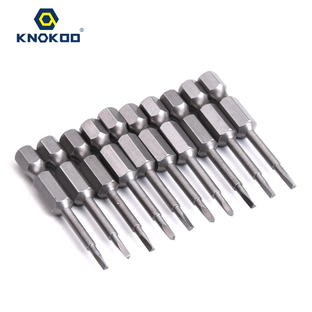 KNOKOO 10pcs/lot 1/4*50*TA1.8/2.0/2.3 Screwdriver Drill Bit 50MM Screw Driver Bits Hex 6.35 Shank Triangle Shaped Driver Bits
KNOKOO 10pcs/lot 1/4*50*TA1.8/2.0/2.3 Screwdriver Drill Bit 50MM Screw Driver Bits Hex 6.35 Shank Triangle Shaped Driver Bits