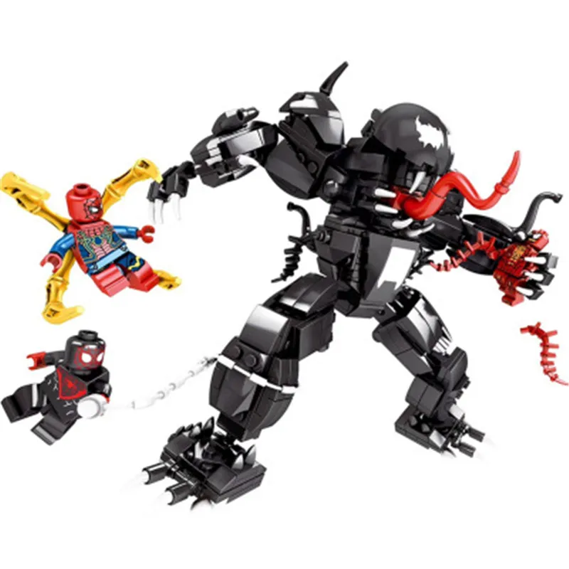 Super Heros Set Spiderman Mech Venom Mecha Building Blocks Compatible Legoings Toys For Children
Super Heros Set Spiderman Mech Venom Mecha Building Blocks Compatible Legoings Toys For Children