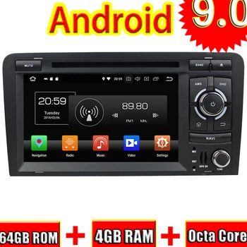 Topnavi Android 9.0 Car DVD Player For Audi A3 (2006 2007 2008 2009 2010 2011 2012 2013) Radio Stereo Video GPS Audio Stereo 64G
Topnavi Android 9.0 Car DVD Player For Audi A3 (2006 2007 2008 2009 2010 2011 2012 2013) Radio Stereo Video GPS Audio Stereo 64G